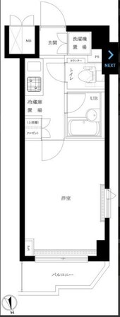ルーブル鷺宮六番館の物件間取画像